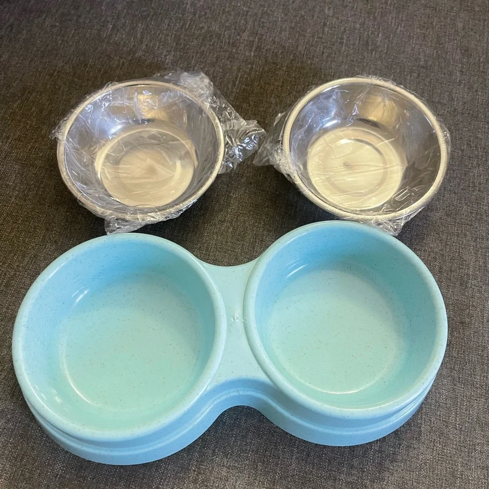 Dog or Cat Food and Water Bowl, Brand New!